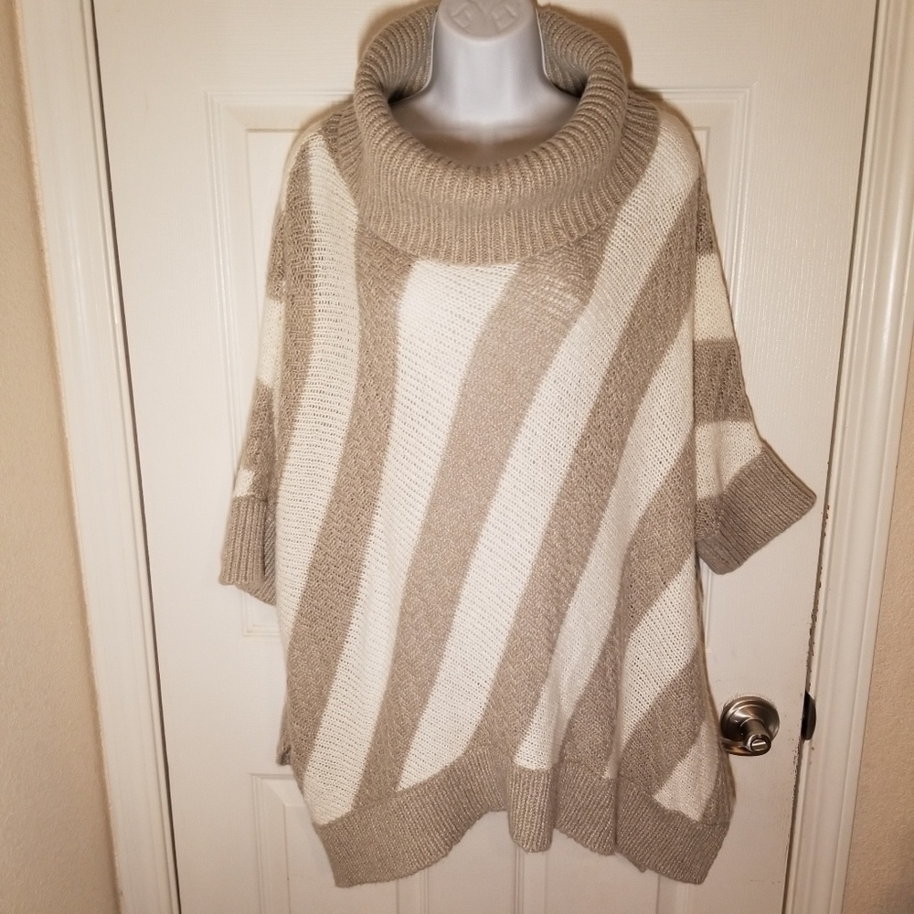 1x-2x Pullover, Cowl-neck Sweater